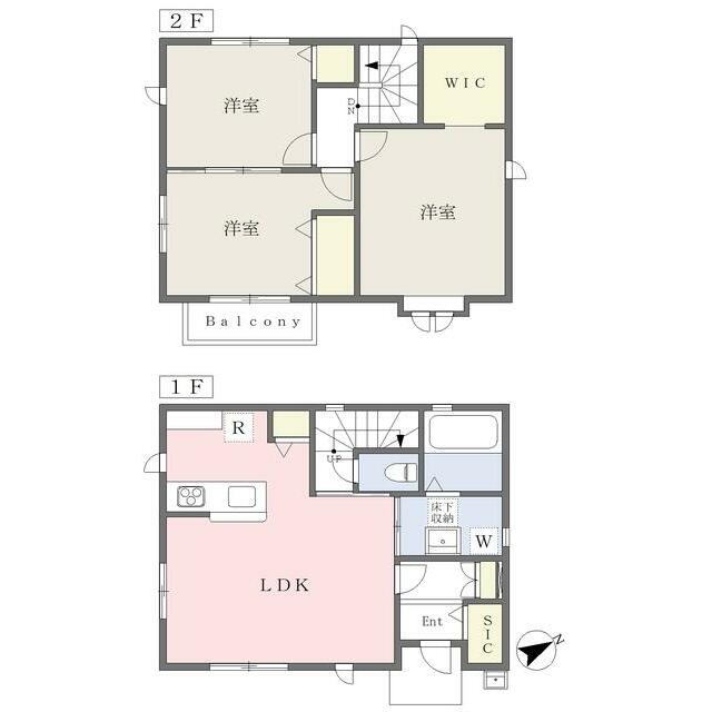 対面式キッチンの３ＬＤＫ戸建♪