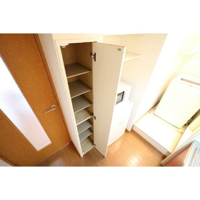 シューズボックス完備により女性でも安心