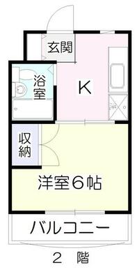 間取図２・５号室タイプ