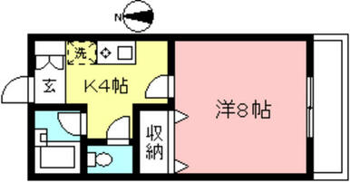 洋間8帖＋大型クローゼット収納が人気！