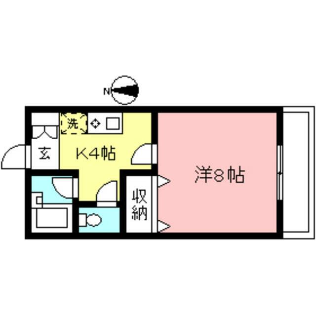 洋間8帖＋大型クローゼット収納が人気！