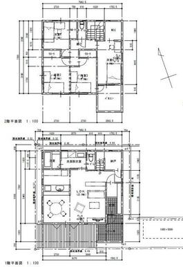 建築プラン例　間取り