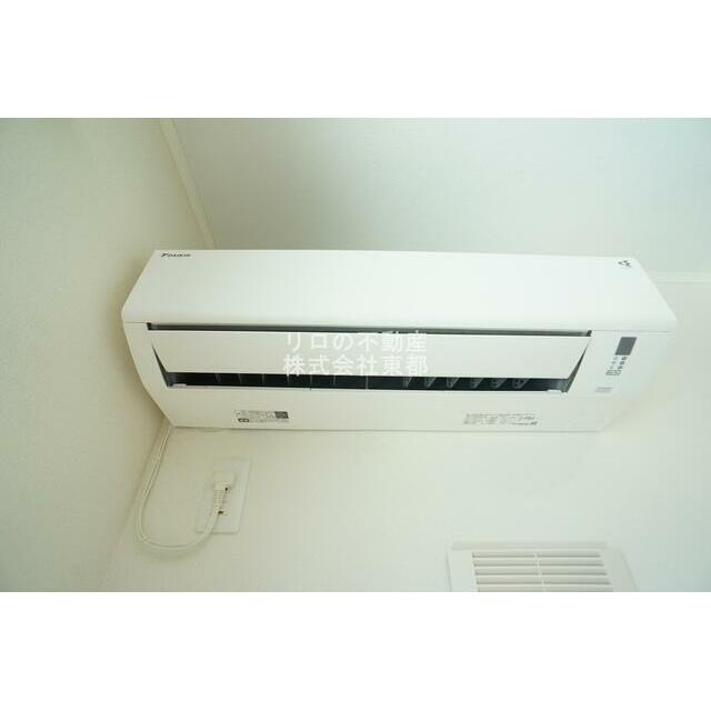 エアコン設置済みなので入居後すぐに使えて快適です！