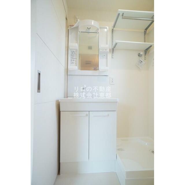 ヘアセットも簡単洗髪洗面化粧台タイプ☆