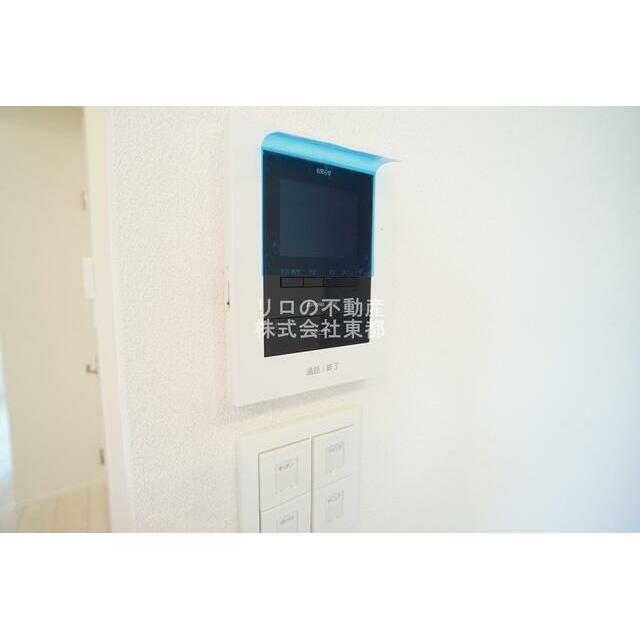 訪問者が一目で分かるＴＶモニタ付インターホンです！