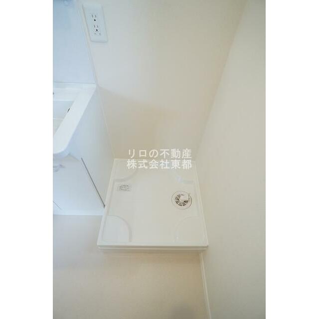 洗濯機置場には防水パンを設置！水漏れも安心です◎