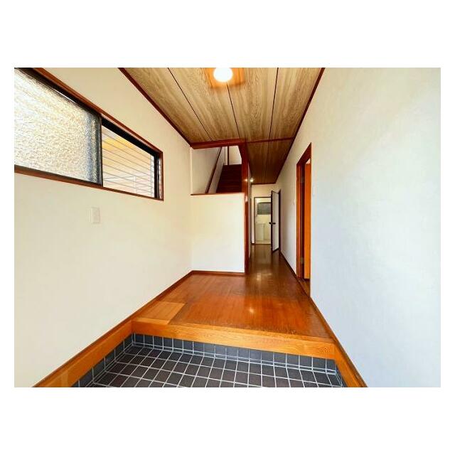 「玄関」開放感のある、出入りしやすい空間です。