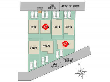 坂戸市泉町2丁目3期7区画 区画図
