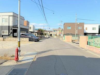 ●前面道路幅員約7.9～4.0ｍ●北より撮影