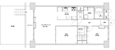 お風呂の後は洗面所でドライヤー＆歯磨き。流れ作業もＯＫな間取り