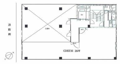 間取り図のＣＤＥ区画です。