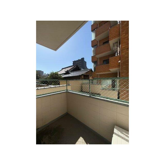 西向きバルコニーからの眺望です。