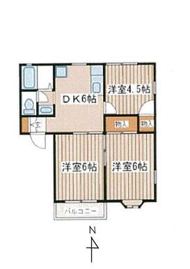 お部屋は図面の反転タイプになります。