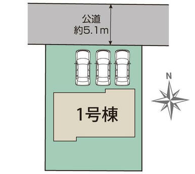 吉井町長根1棟 区画図
