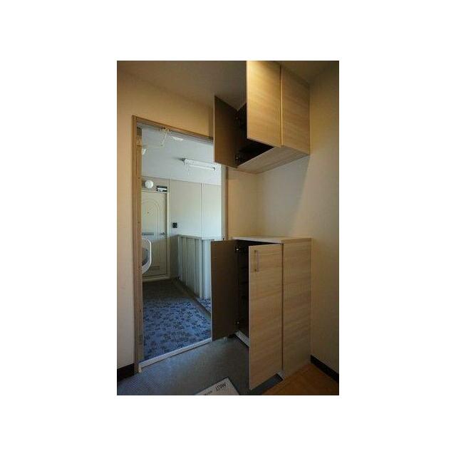 玄関には上下セパレートのシューズＢＯＸを設置しました。ちょっとした小物を飾れるカウンターが嬉しい設…