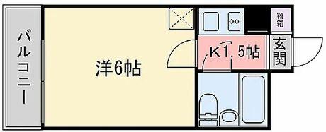物件画像 ストリームライン祖原 603 ワンルーム
