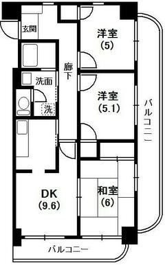 ファミリーの方におすすめ３ＤＫのお部屋です♪