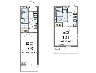 代表的な間取のため実際の間取とは異なる場合があります