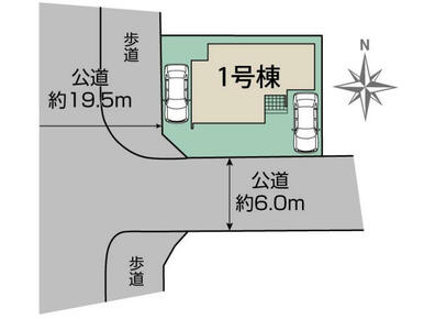 北九州市若松区西小石町2期1棟 区画図