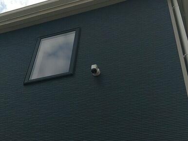 防犯カメラ付きで安心です