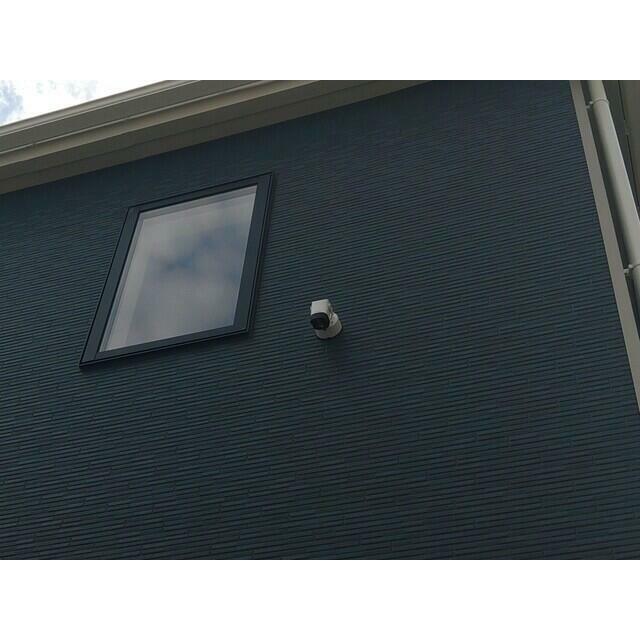 防犯カメラ付きで安心です