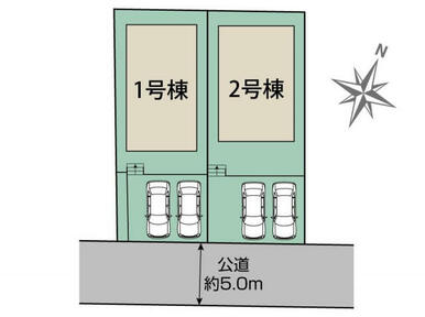 千葉市若葉区小倉台4丁目2棟 区画図