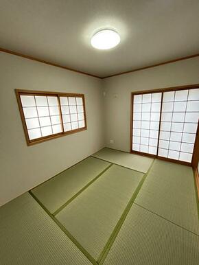 「和室」1階和室、畳表替え、襖・障子張替え済み