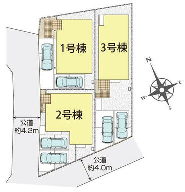 千葉市稲毛区園生町2期3棟 区画図