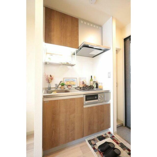 【キッチン】２口ビルトインコンロ付きのキッチン♪※設えはイメージです。