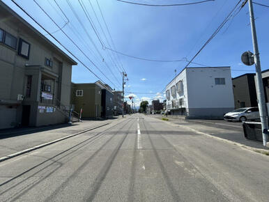 前面道路14.5m