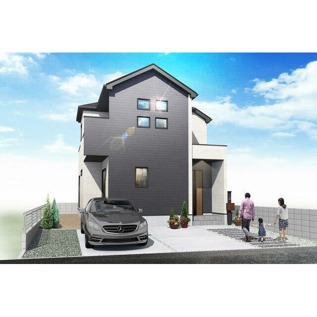 1号棟外観完成予想図