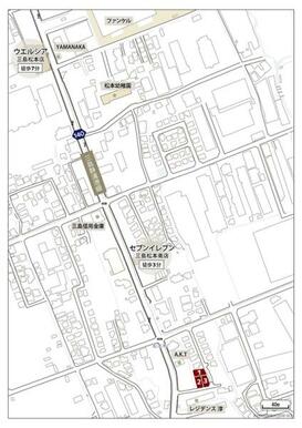 現地周辺案内図