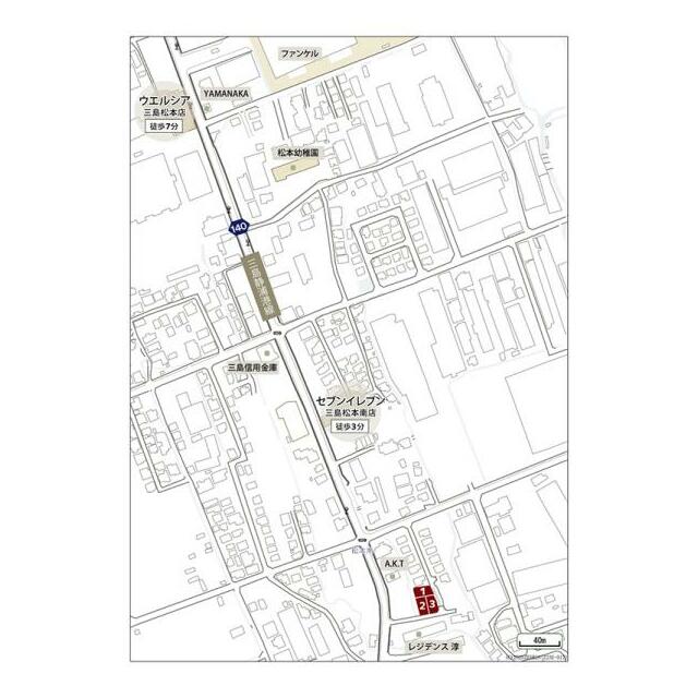 現地周辺案内図