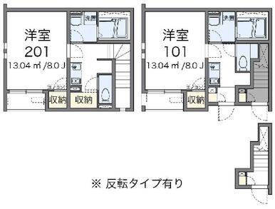 代表的な間取のため実際の間取とは異なる場合があります