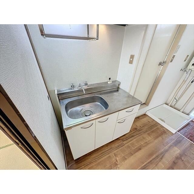 ガス台を設置できます