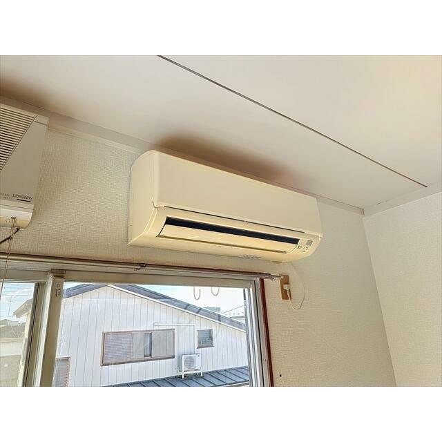 エアコン付きで１年通して快適