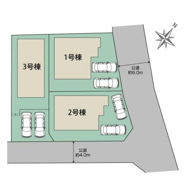 大野城市乙金東3丁目3棟 区画図