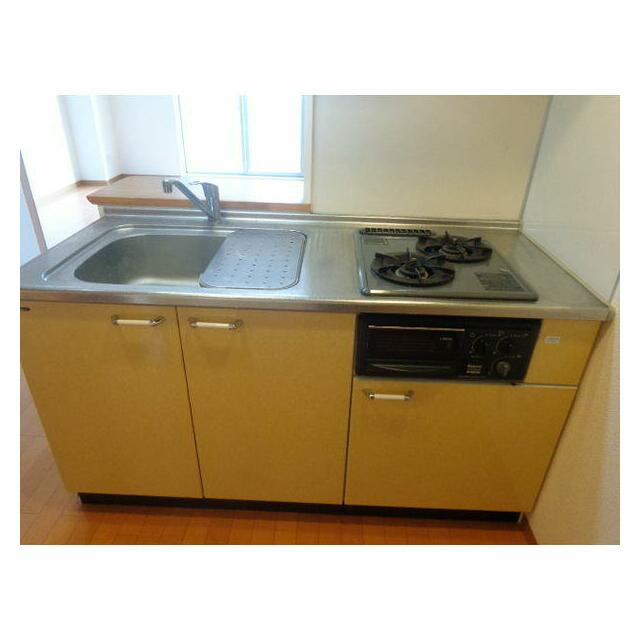 2口コンロのカウンターキッチンです♪