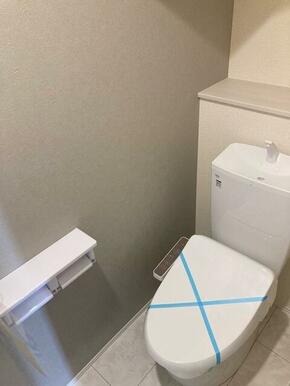 見落としなしで隅々チェック。トイレは家を映す鑑となります。（1号棟）