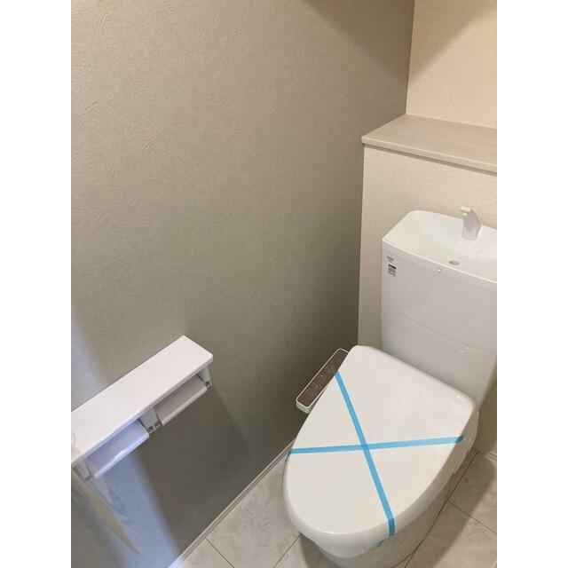 見落としなしで隅々チェック。トイレは家を映す鑑となります。（1号棟）