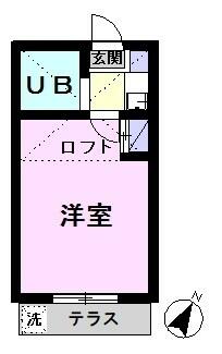 空間が有効活用できるロフト付の間取り