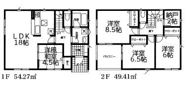 間取り図です。