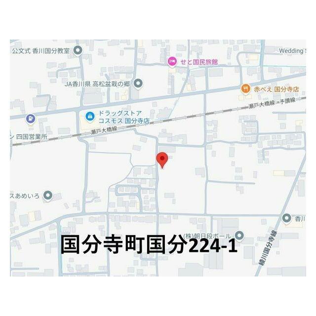 カーナビ表示：高松市国分寺町国分224-1