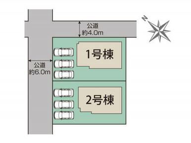 札幌市西区西野4条2丁目 区画図