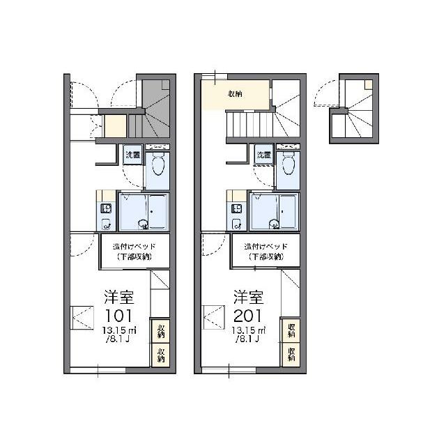 代表的な間取のため実際の間取とは異なる場合があります