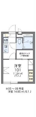 代表的な間取のため実際の間取とは異なる場合があります