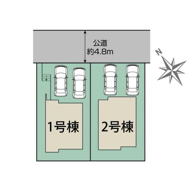 福岡市東区高美台3丁目2期2棟 区画図