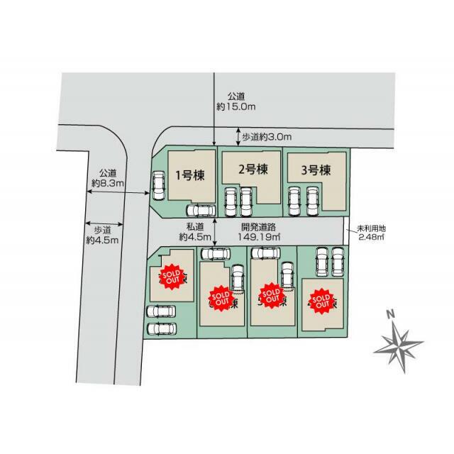 名古屋市南区砂口町7棟 区画図