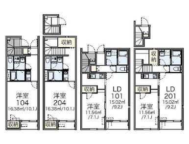 代表的な間取のため実際の間取とは異なる場合があります