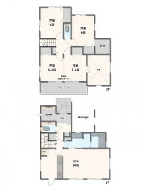 1号棟・3～4LDK+WIC